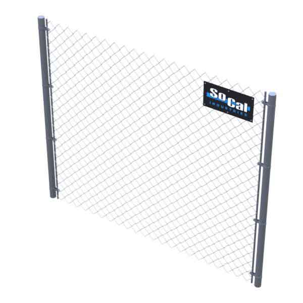 Chain Link Fence - Side View