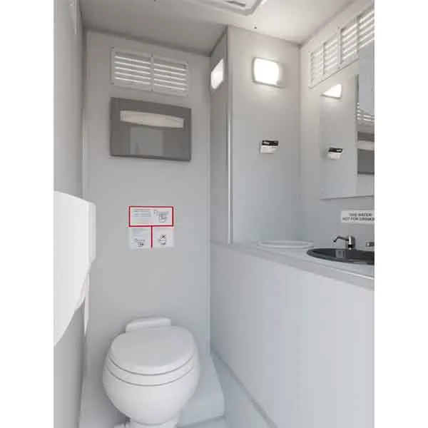 Single VIP Restroom - Side View