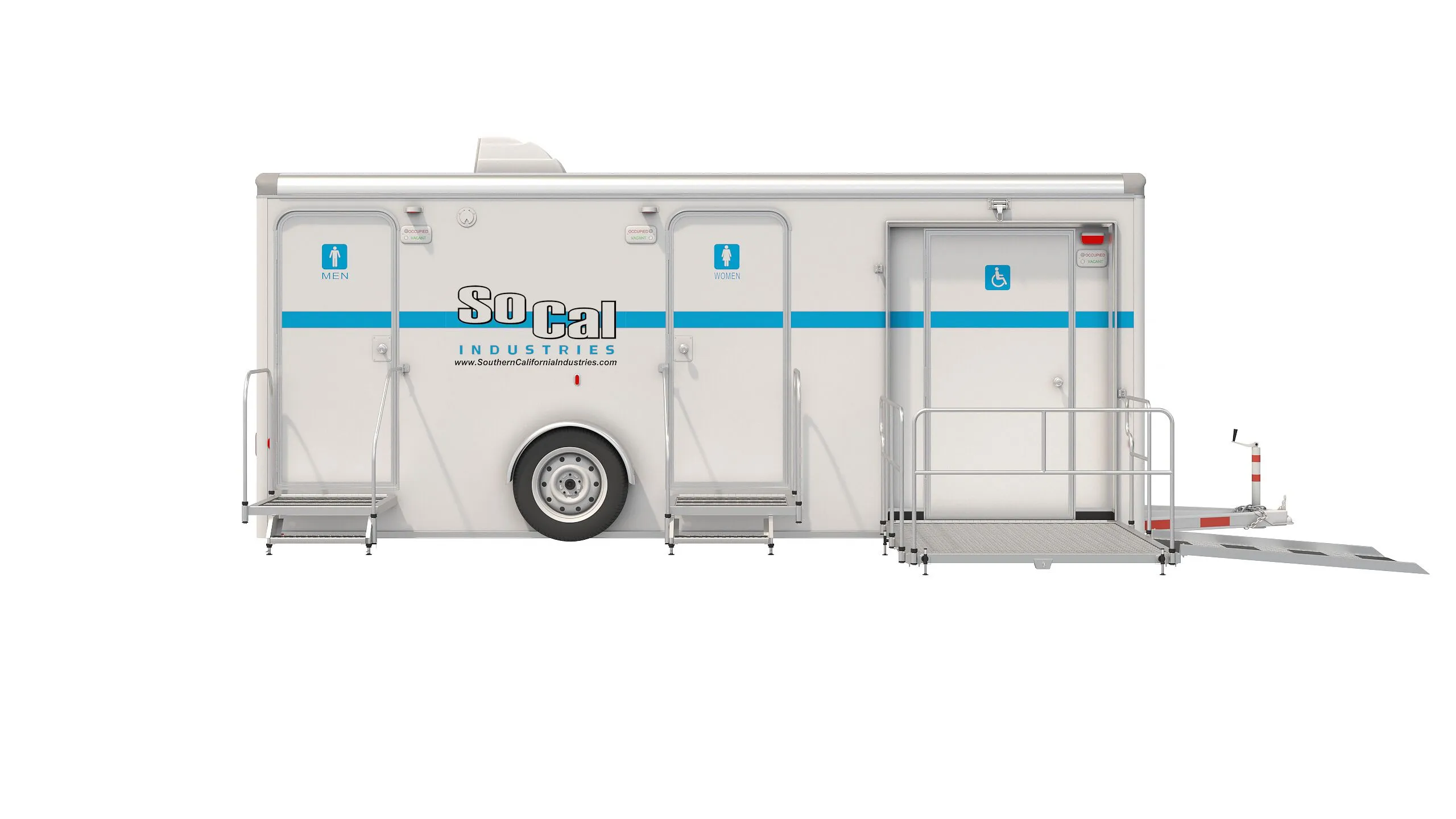 Wheelchair Elite Trailer - Side View