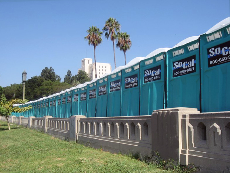 Portable Restrooms In Los Angeles Park